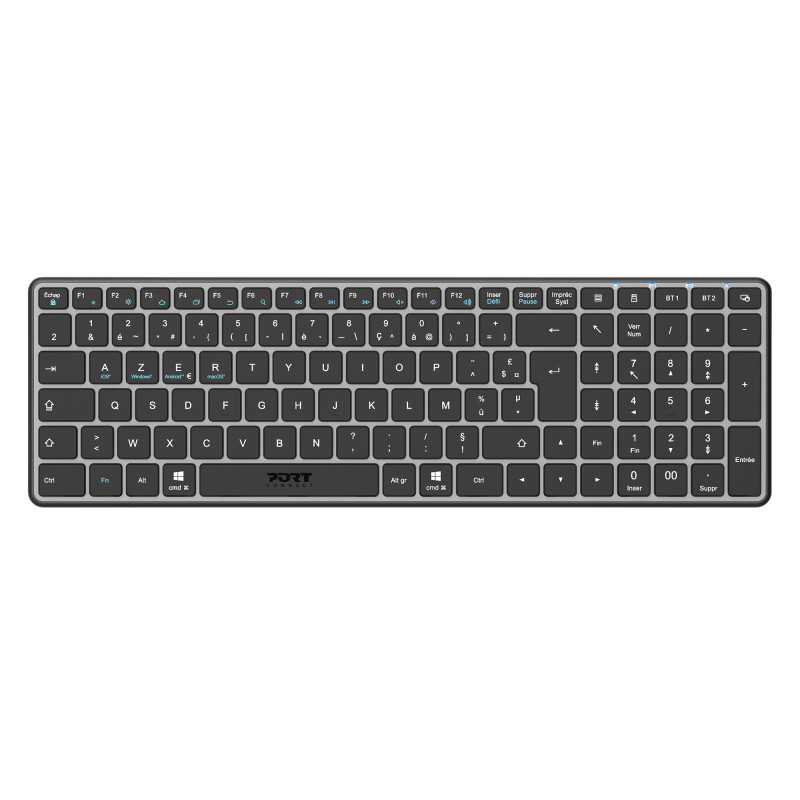 PORT Clavier COMPACT sans fil Bluetooth® rechargeable 911002FR
