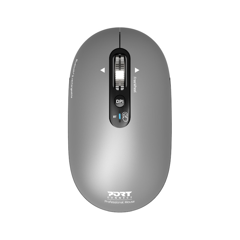 PORT Souris sans fil 2.4 GHz & Bluetooth rechargeable PURE MAC 910009