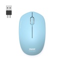 PORT Souris sans fil 2.4GHz Collection II Bleu Pastel 900544
