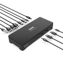 PORT Station d'accueil bureau 3 x 4K USB-C & USB-A 10 périphériques 100W 901904WEU