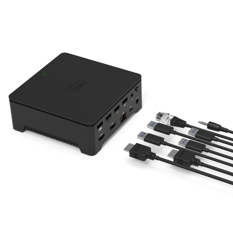 PORT Station d'accueil bureau 2 X 2K USB-A & USB-C 9 périphériques 100W 901908-W-EU