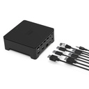 PORT Station d'accueil bureau 2 X 2K USB-A & USB-C 9 périphériques 100W 901908-W-EU