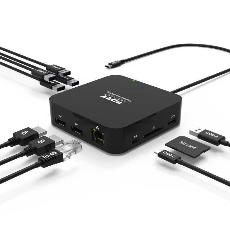 PORT Station d'accueil mobile 2 X 4K USB-C 9 périphériques 85W  901907