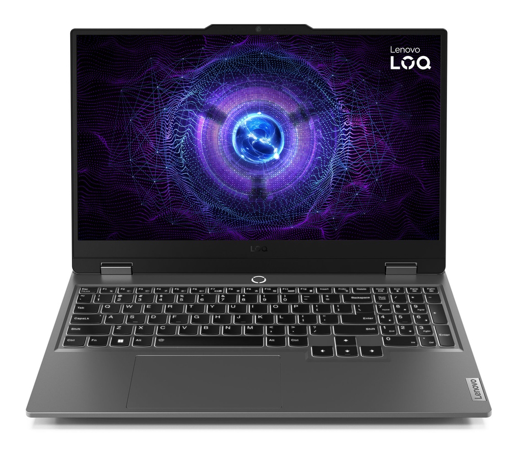 Lenovo LOQ 15IAX9E - Ordinateur Portable Gaming 15.6'' FHD 144Hz Intel Core i5-12450HX, RAM 16Go, SSD 512Go, NVIDIA RTX 4050 6Go NO OS 