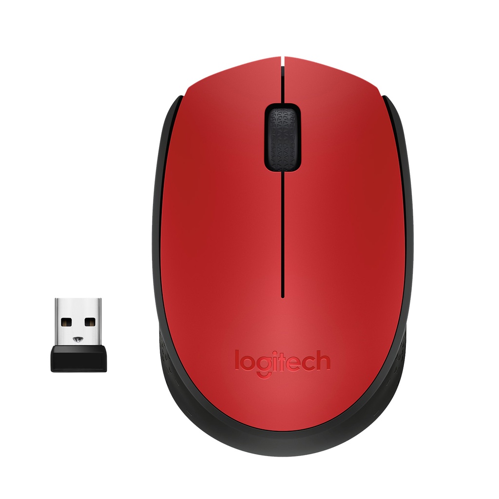Logitech M171 Rouge/Noir - souris sans fils - 910-004641 (10)