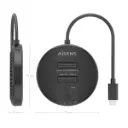 Aisens ASDS-2M2N05 Station d'accueil double baie M.2 NVME vers USB-C 3.2 Gen2x2 - Clone - Couleur noire