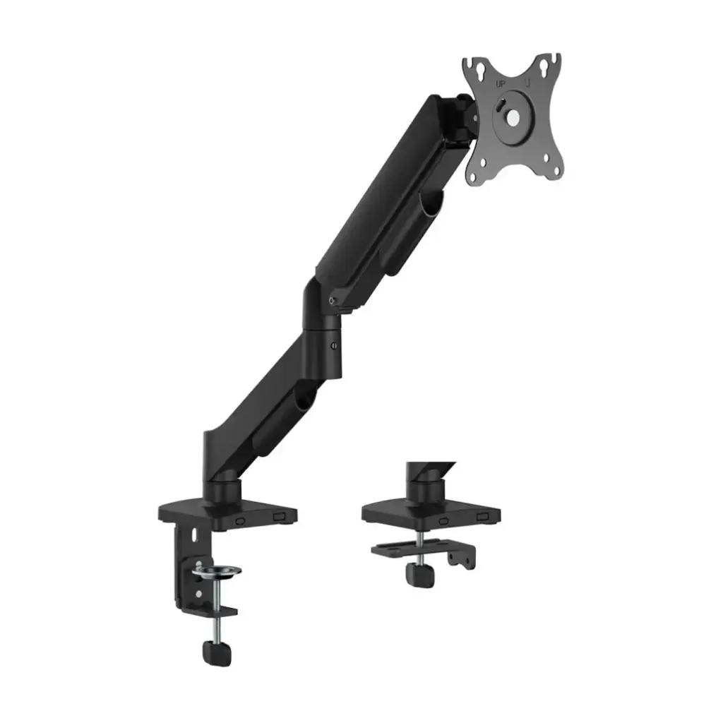 Aisens DT32TSR-355  Support de table pivotant et inclinable à contrepoids Aisens ECO pour moniteur/TV 9 kg (3 pivots - 1 bras) 17-32" - Noir 
