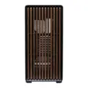 Boîtier ATX, Micro ATX, ITX Unykach Revelat Madeira Black Côtés et façade en verre trempé avec lattes en bois naturel USB-A 3.0 USB-C Noir