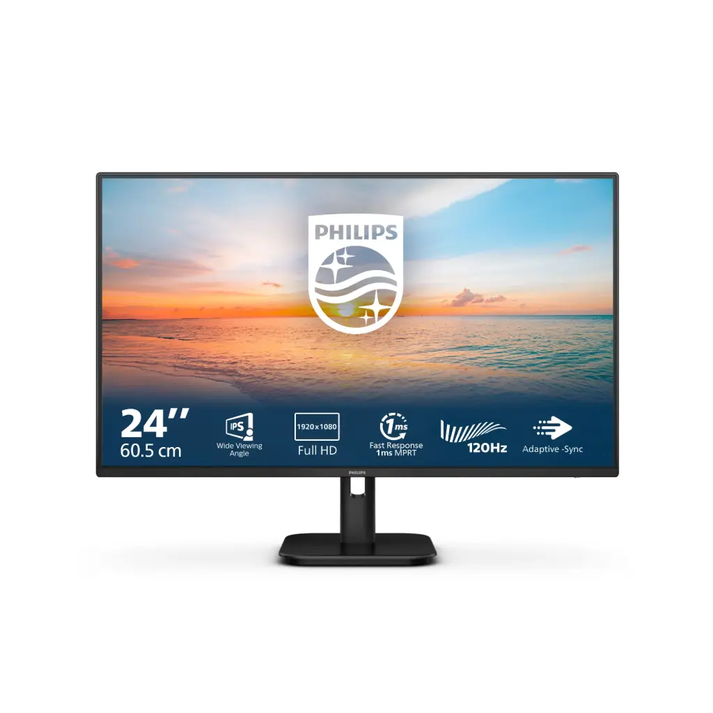 Philips 24E1N1100A - 1000 Series - écran LED - Full HD (1080p) - 24" HDMI, VGA haut-parleurs