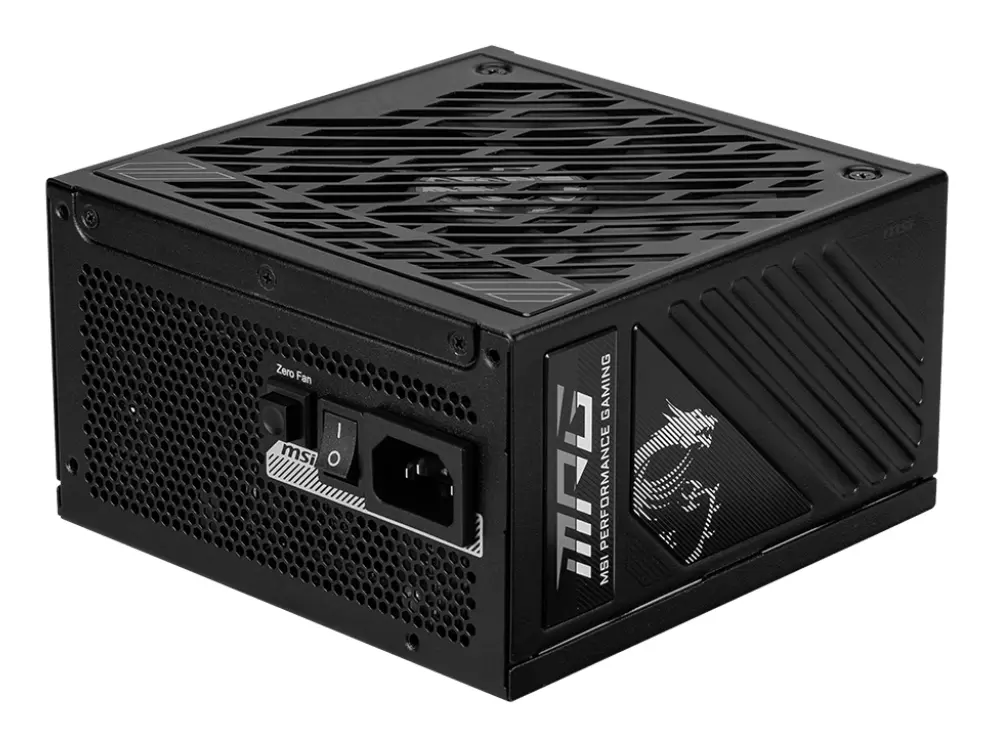 MSI MPG A850GS PCIE5 alimentation 850 W 24-pin ATX ATX Noir