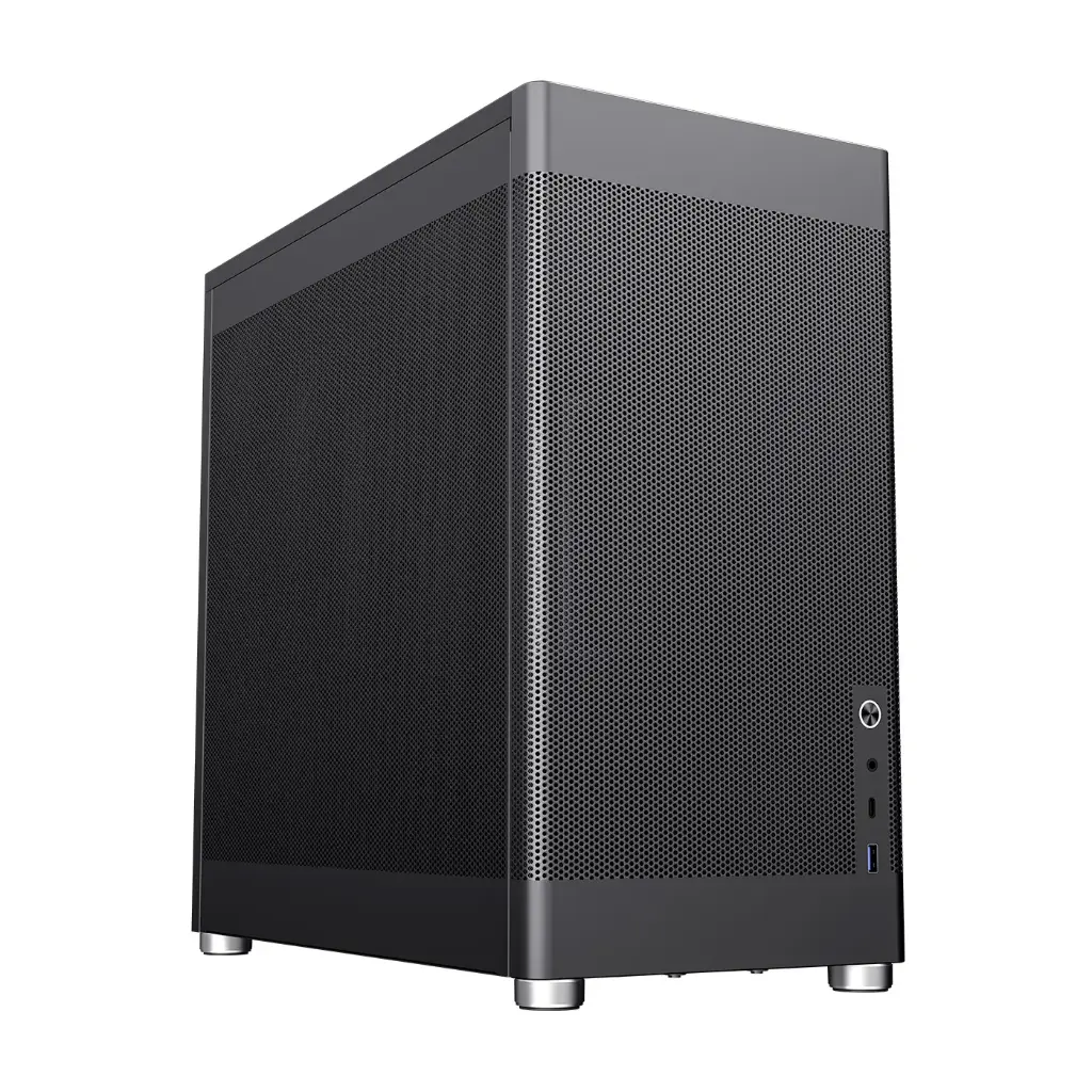 Coolbox MESH MP1 ATX, Micro ATX, Mini-ITX  Ports USB-A 3.2, USB-C et audio - Noir COO-CHA-MP1B-0
