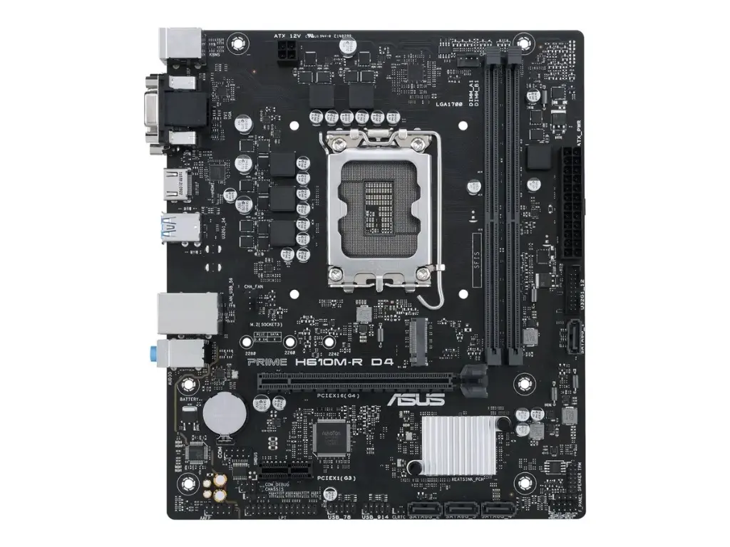  ASUS PRIME H610M-R D4 micro ATX - Socket LGA1700 - H610