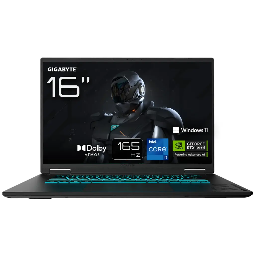 GIGABYTE A16 - 16", 165Hz WUXGA, Intel Core i7-13620H, RTX 5060, 16Go DDR5, 1xSSD Gen4 1To, Win 11 Home