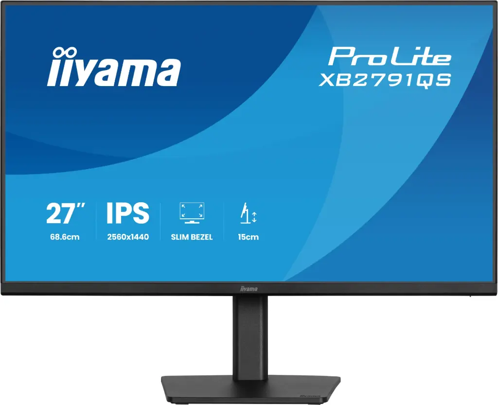 IIYAMA ProLite XB2791QS-B1 écran plat de PC 68,6 cm (27") 2560 x 1440 pixels Quad HD LED Noir