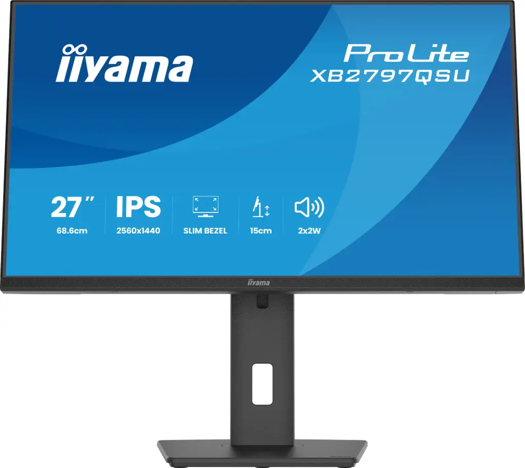 IIYAMA ProLite XB2797QSU-B1 écran plat de PC 68,6 cm (27") 2560 x 1440 pixels Quad HD LED Noir