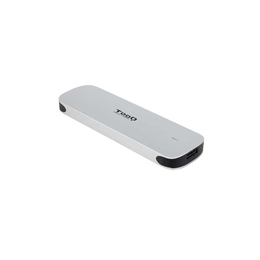 Tooq TQE-2202S Boîtier externe SSD M.2 NGFF USB-C argent