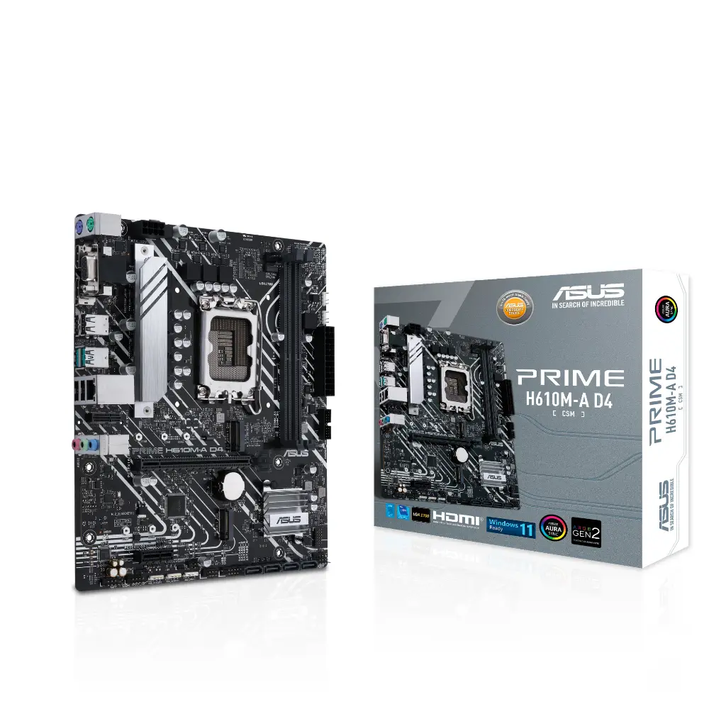 ASUS PRIME H610M-A  LGA 1700 DP/HDMI/VGA  DDR 4 