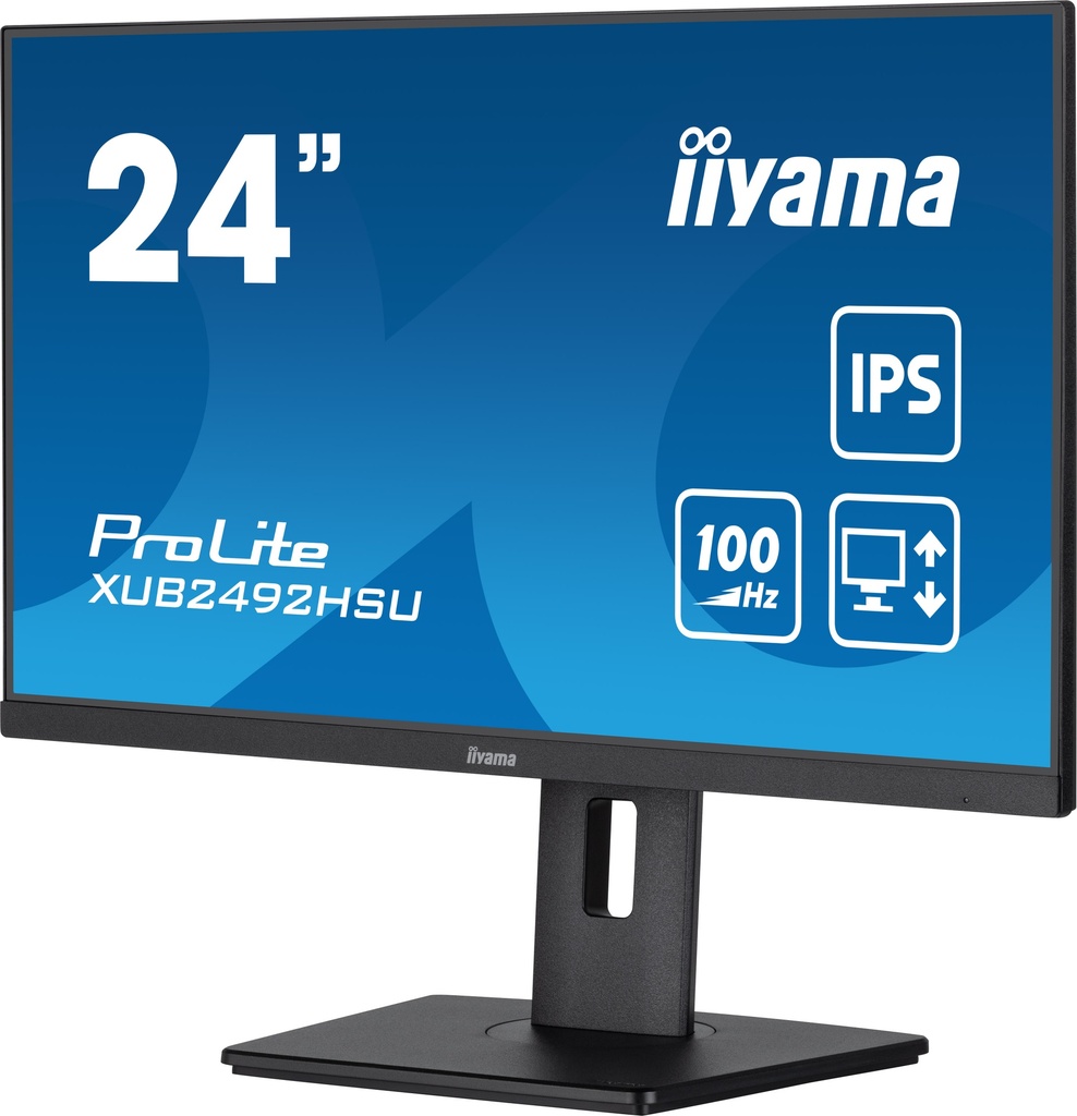 IIYAMA XUB2492HSU-B6 IPS HP DP-HDMI HUB USB  Pivot