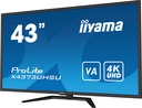 IIYAMA X4373UHSU-B1  IPS HP 2*HDMI-DP-mDP 3840*2160 