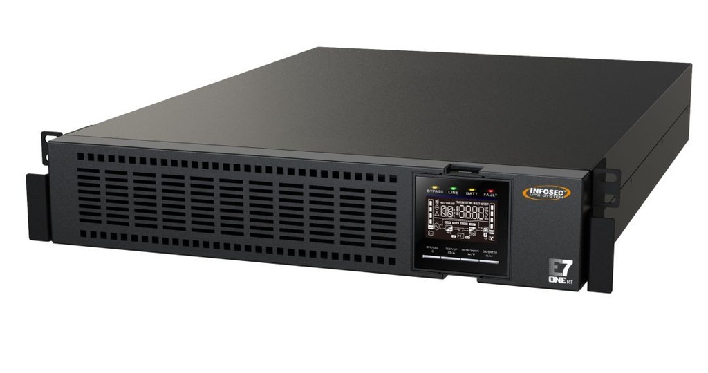 Infosec E7 One 8000 RT IEC Onduleur On Line Double Conversion 8000 VA 