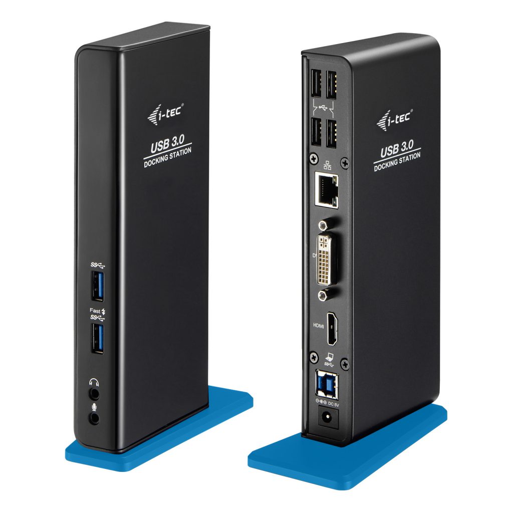 i-tec USB 3.0 Dual Docking Station + USB Charging Port