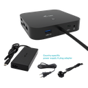i-tec USB-C HDMI DP Docking Station with Power Delivery 100 W + i-tec Universal Charger 100 W