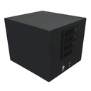 UNYKAch NAS 4U Bureau Noir + alim 250 W