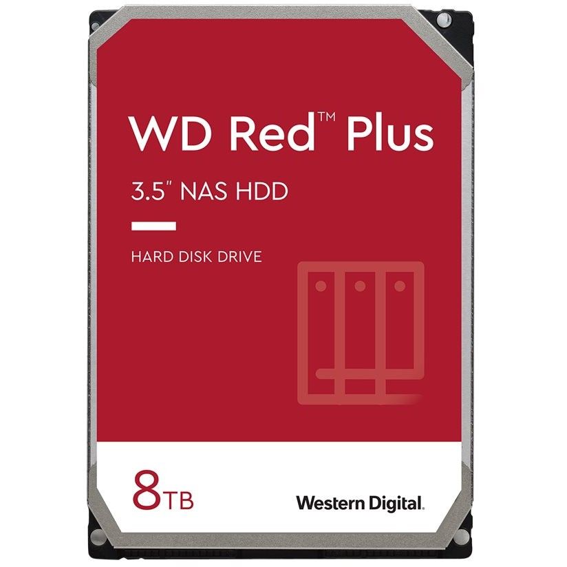 WD 8TB WD80EFZZ Red Plus 5640RPM 128MB 