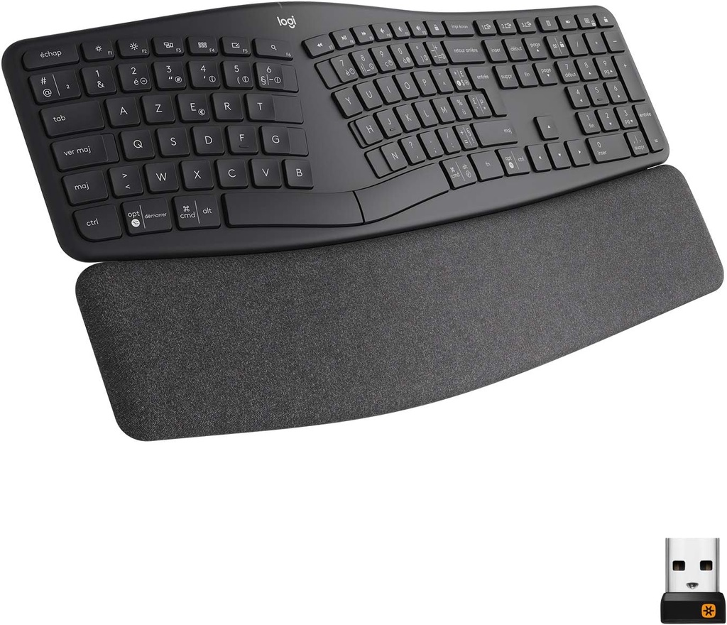 Logitech K860 Ergo Clavier Ergonomique Sans Fil - 920-010346