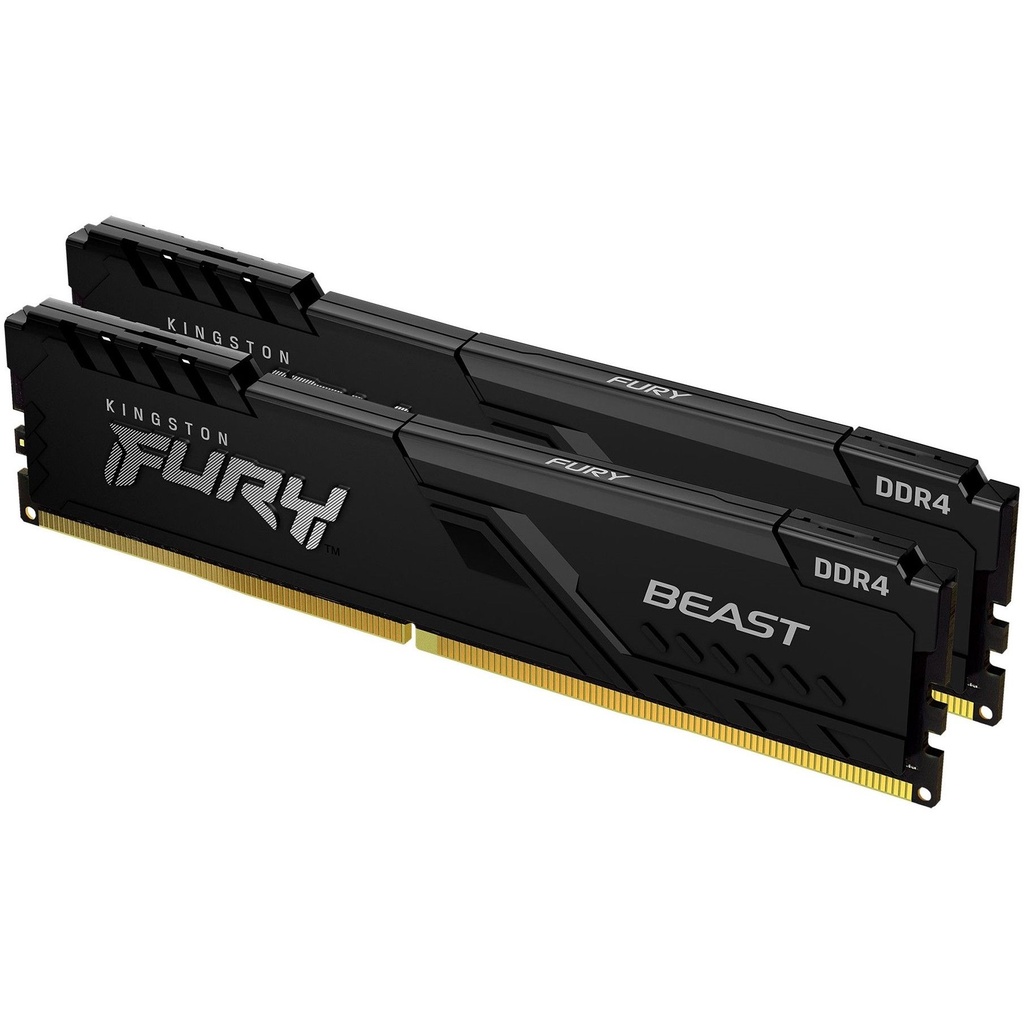 Kingston 32GB DDR4-3200MHZ CL16 DIMM 32 Go (2x 16 Go) FURY BEAST BLACK