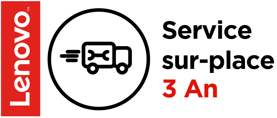 Garantie 3 ans sur site pour portable Lenovo 5WS0Q81865 V15