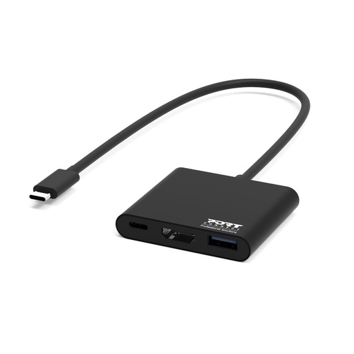 [STA0026] PORT Mini station d'accueil mobile 1 X 4K USB-C 3 périphériques 60W  900140