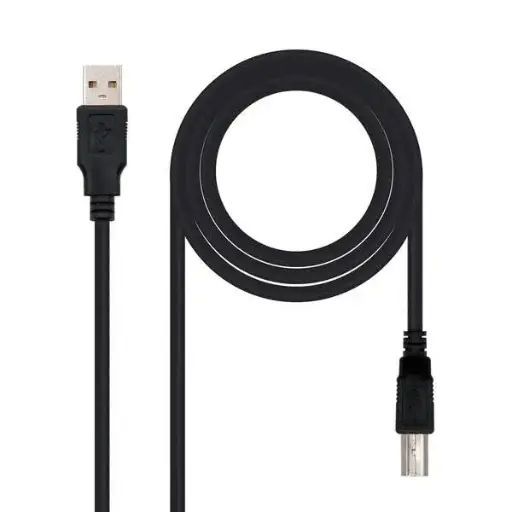[CORUSB0018] Nanocable 10.01.0104-BK Cordon USB 2.0 A-B M / M Noir - 3m