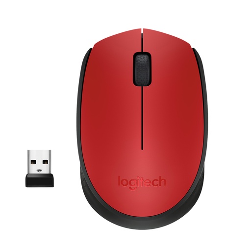 [SOU0003] Logitech M171 Rouge/Noir - 910-004641 (10)