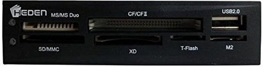 [LEC0002] Heden LECMEM35A3 lecteur de carte mémoire Interne Beige, Noir