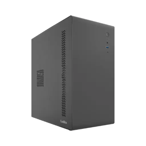 [BOI0050] Coolbox M640C Boîtier tour MicroATX - Ports USB-A 3.2 Gen1 et USB-C 3.2 Gen1, audio HD - Boîtier entièrement métallique