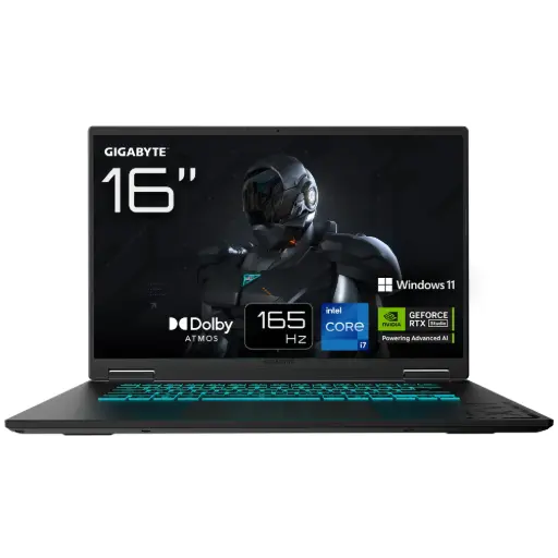 [PCPOR0204] GIGABYTE A16 - 16", 165Hz WUXGA, Intel Core i7-13620H, RTX 5060, 16Go DDR5, 1xSSD Gen4 1To, Win 11 Home