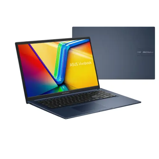 [PCPOR0205] ASUS Vivobook X1704VA-ISCAU1169 - 17.3" Full HD - Core 3 100U - 8 Go DDR5 - 512 Go SSD NVMe - Quiet Blue - FreeDOS - Sac + souris