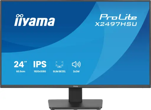 [MON0172] IIYAMA ProLite X2497HSU-B1 écran plat de PC 60,5 cm (23.8") 1920 x 1080 pixels Full HD LED Noir