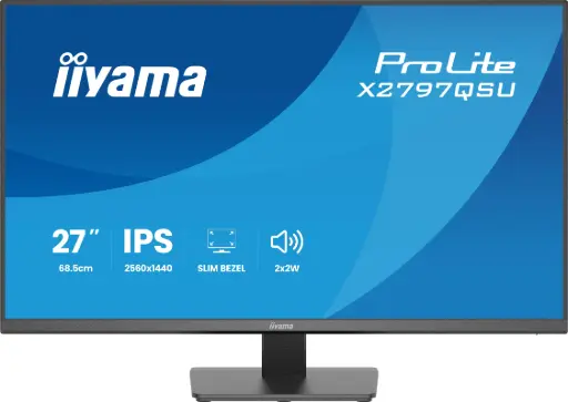 [MON0175] IIYAMA ProLite X2797QSU-B1 écran plat de PC 68,6 cm (27") 2560 x 1440 pixels Quad HD LED Noir