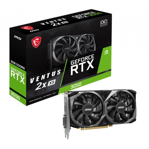 [CV0027] MSI RTX 3050 VENTUS 2X XS 8G OC HDMI/DP/DVI     