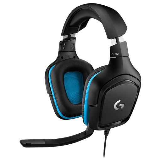 [CAS0002] Logitech G432 Casque Gamer Filaire, Son 7.1 Surround - 981-000770