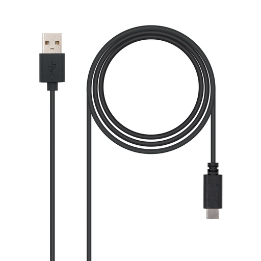 [CORUSBC0004] Nanocable 10.01.2100 USB-C 2.0 mâle vers USB-A mâle 0,50 m 